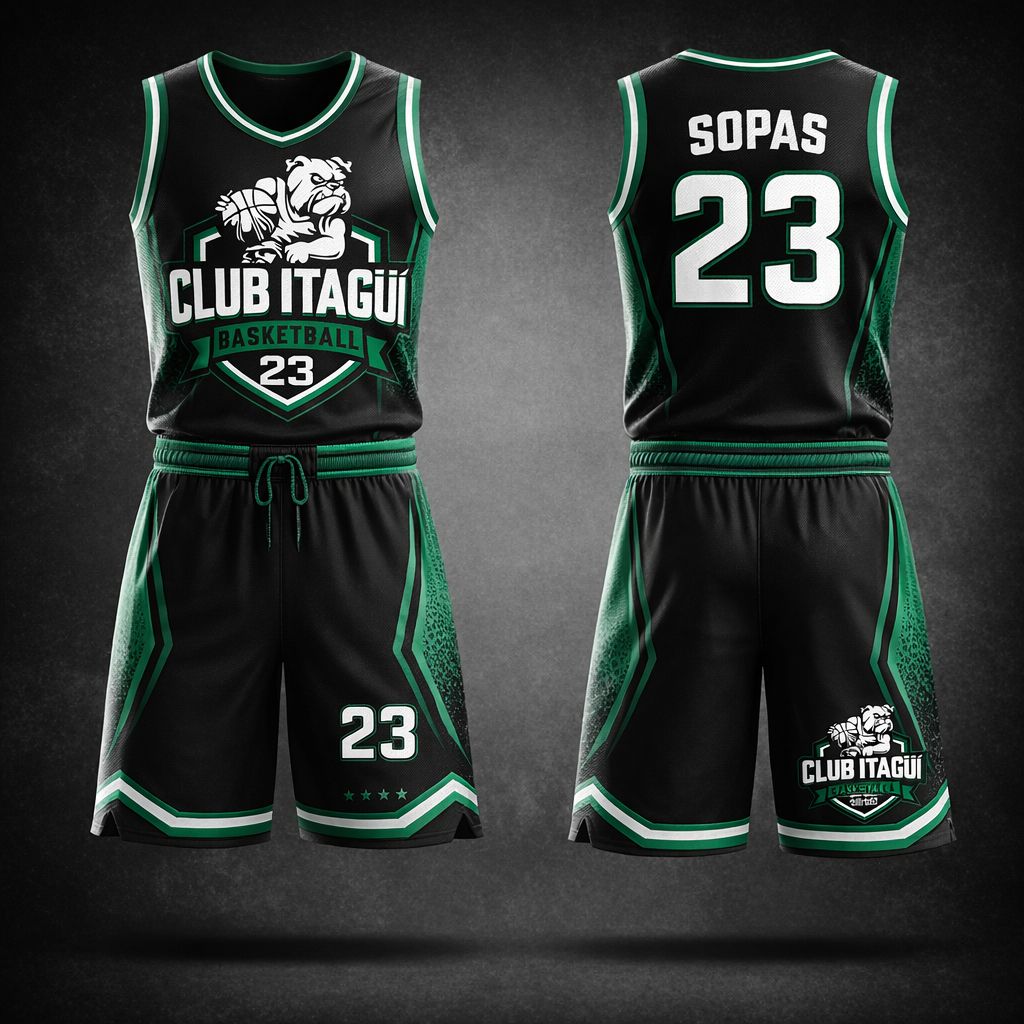 Uniforme oficial Club Itagüí Basketball
